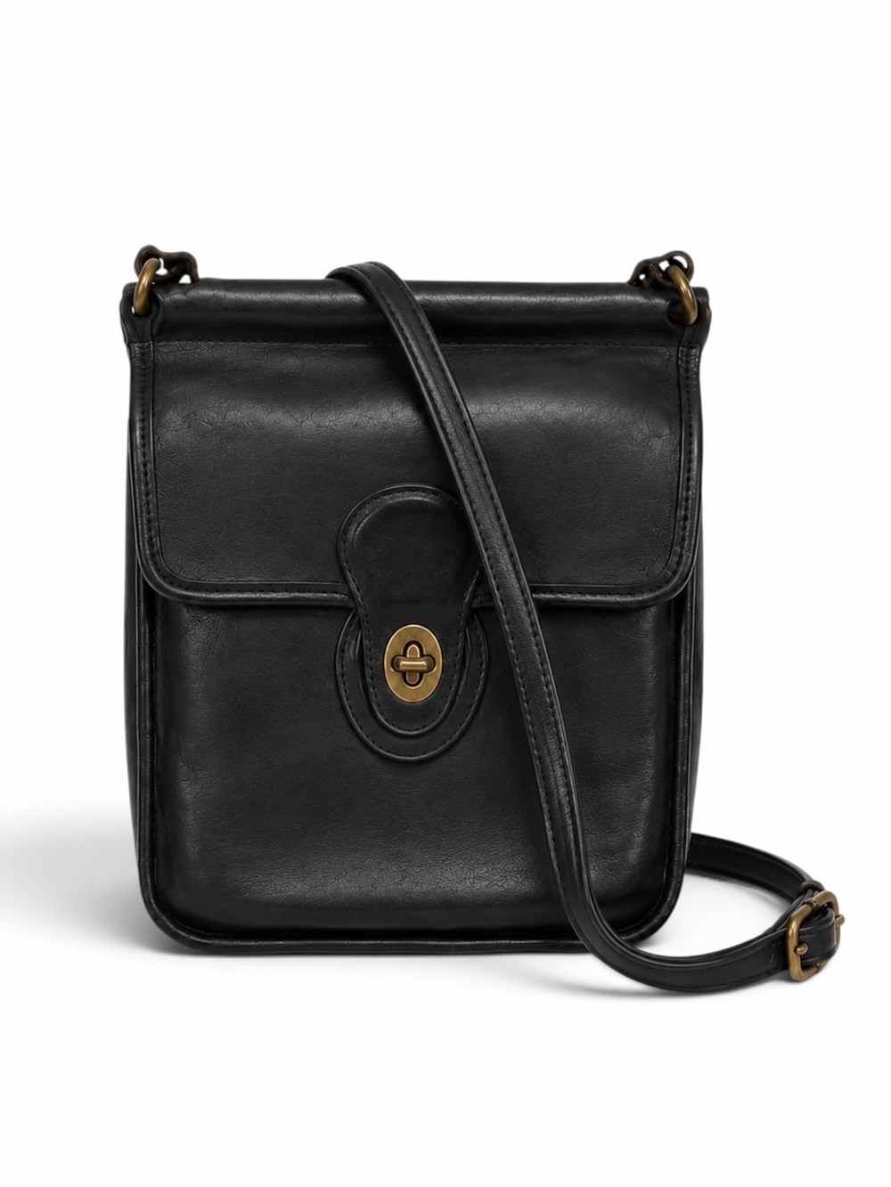 Coach – Vintage Scooter Bag 9893 Leather Crossbody Made in USA – Black – Sz. OS
